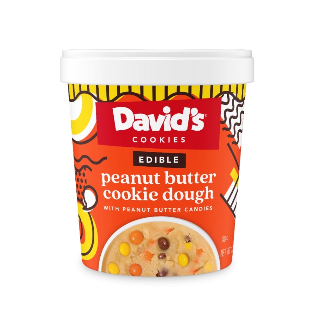 slide 1 of 1, David's Davids Edible Peanutbutt Cook Dough, 12 oz