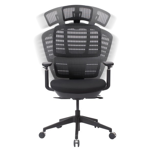 slide 4 of 10, WorkPro® Momentum Ergonomic Mesh/Mesh Active High-Back Office Chair, Black/Black, BIFMA Compliant, 1 ct
