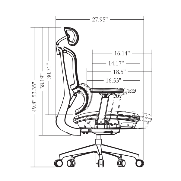 slide 3 of 10, WorkPro® Momentum Ergonomic Mesh/Mesh Active High-Back Office Chair, Black/Black, BIFMA Compliant, 1 ct