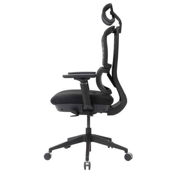 slide 2 of 10, WorkPro® Momentum Ergonomic Mesh/Mesh Active High-Back Office Chair, Black/Black, BIFMA Compliant, 1 ct