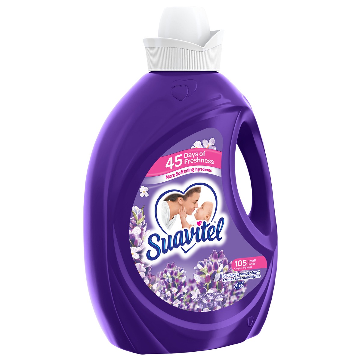 slide 11 of 11, Suavitel Soothing Lavender Scent Fabric Conditioner 105 fl oz, 105 fl oz