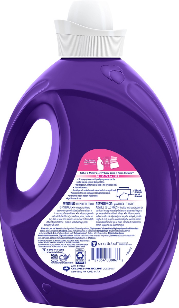 slide 3 of 11, Suavitel Soothing Lavender Scent Fabric Conditioner 105 fl oz, 105 fl oz
