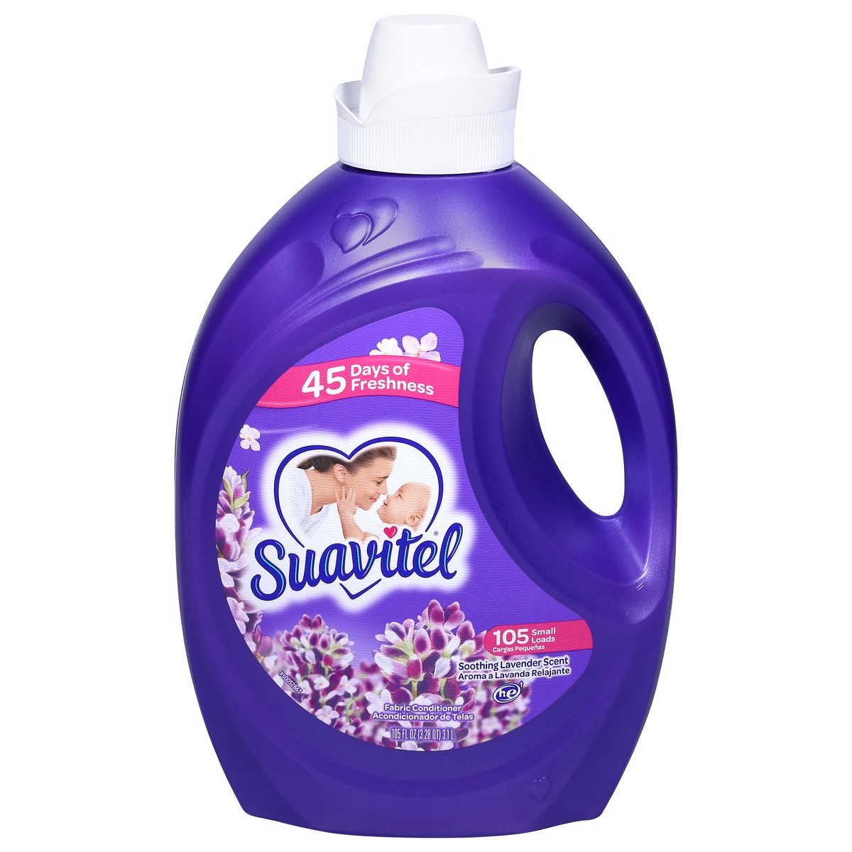 slide 1 of 11, Suavitel Soothing Lavender Scent Fabric Conditioner 105 fl oz, 105 fl oz