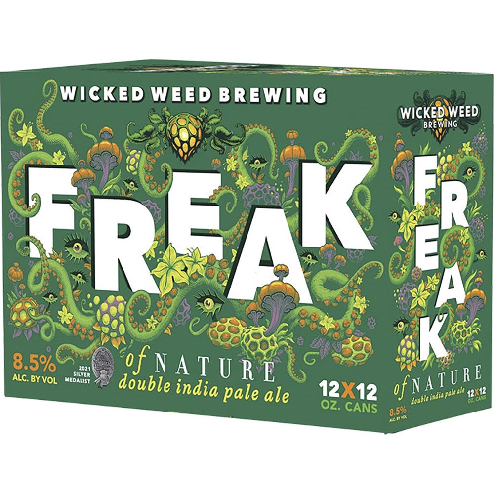 slide 1 of 1, Wicked Weed Freak Of Nature Dipa, 12 ct; 12 oz