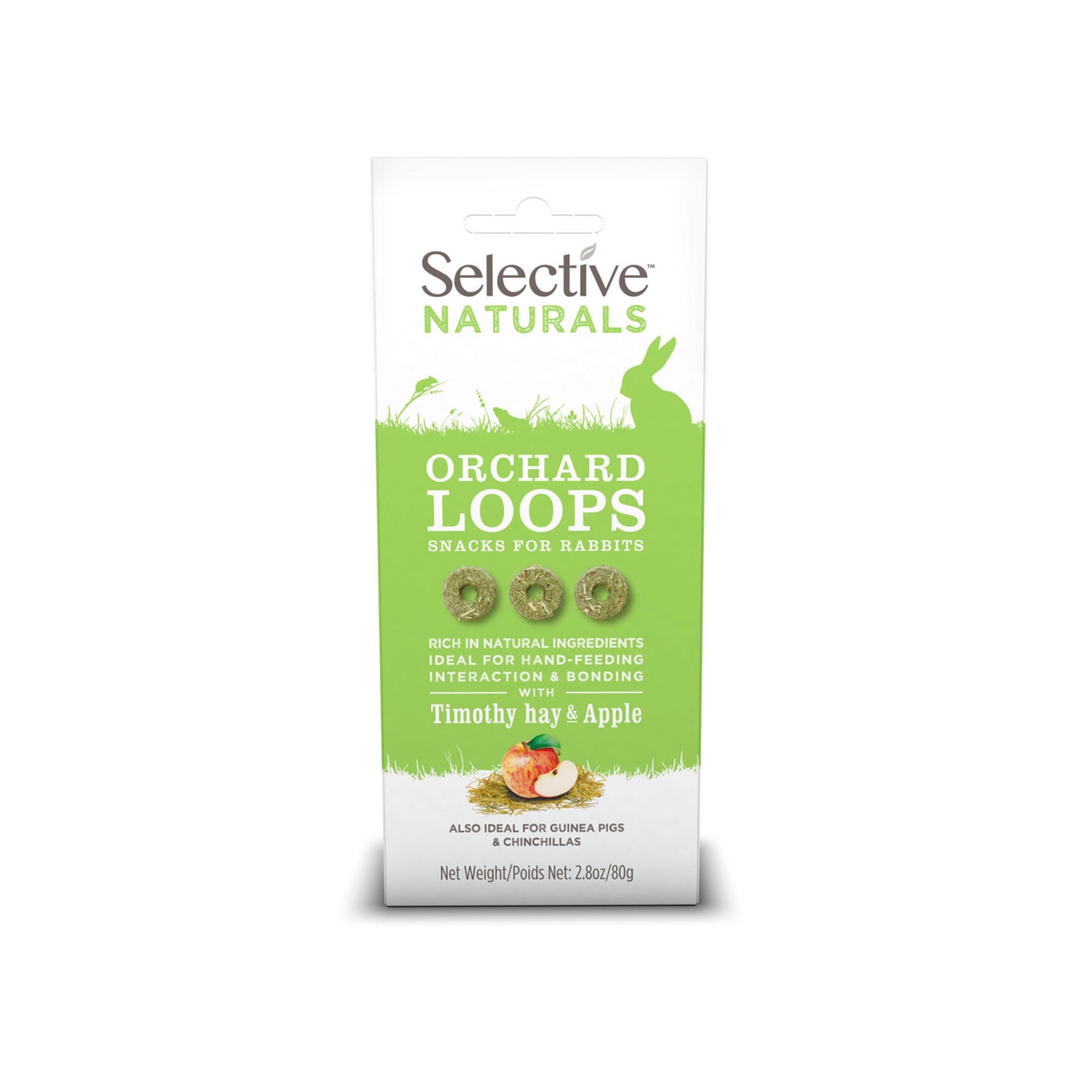 slide 1 of 1, Supreme Science Selective Naturals Orchard Loops with Timothy Hay & Apple for Rabbits, 2.8 oz., 2.8 oz