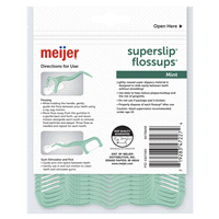 slide 5 of 5, Meijer SuperSlip Flossups Mint, 36 ct