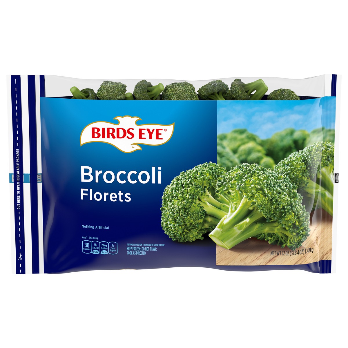 slide 1 of 5, Birds Eye Broccoli Florets, 52 oz