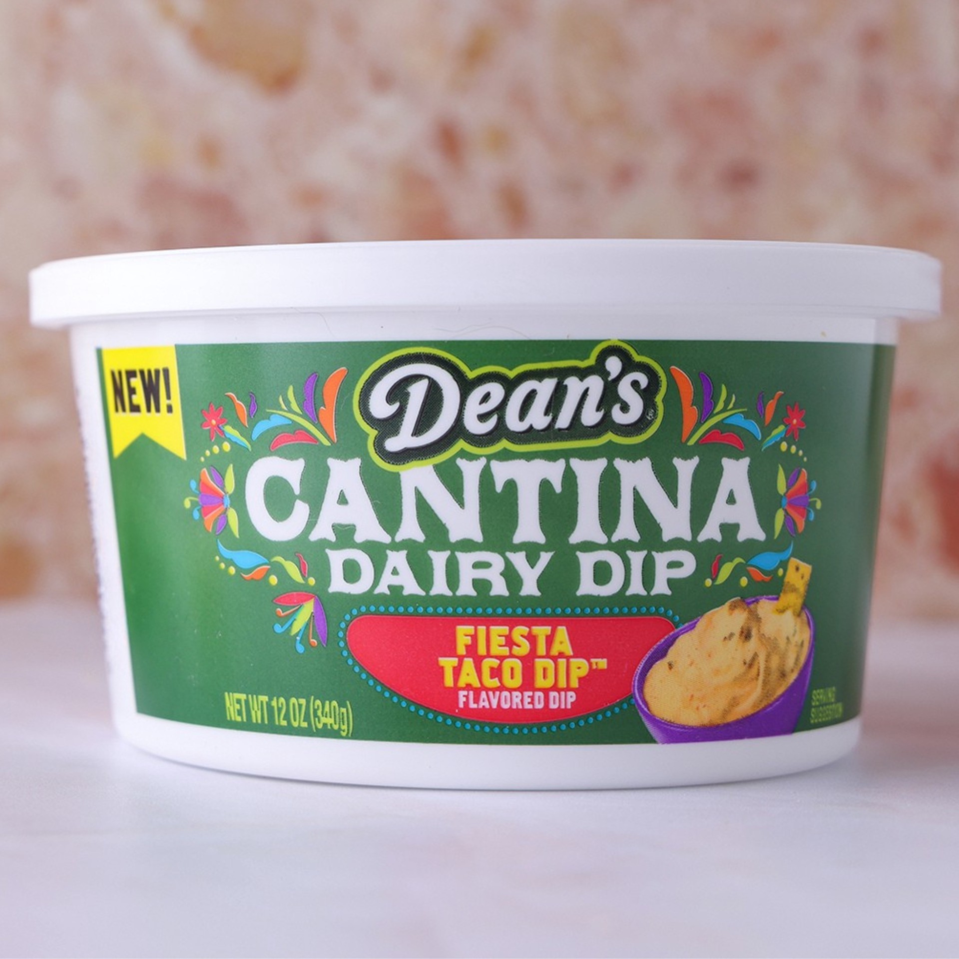 slide 3 of 10, Dean's Fiesta Taco Dip Flavored Cantina Dairy Dip 12 oz, 12 oz