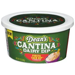 Dean's Fiesta Taco Dip Flavored Cantina Dairy Dip 12 oz