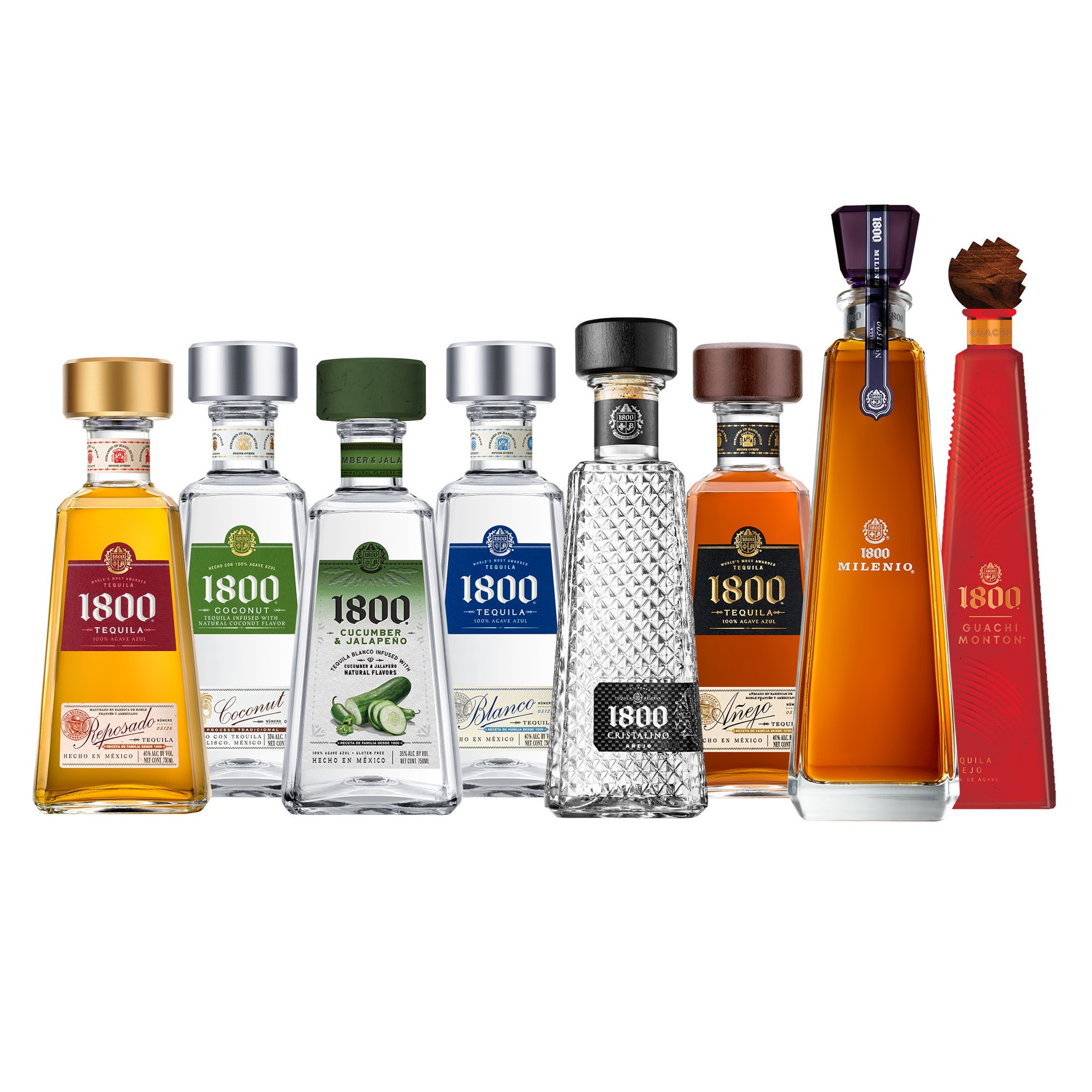 slide 9 of 9, 1800 Tequila - Gauchimonton Anejo, 750 ml