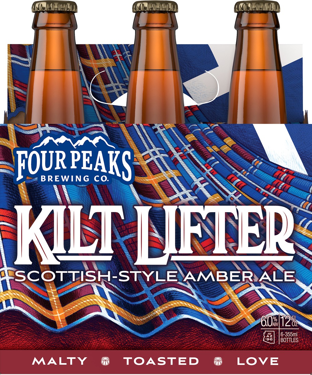 slide 1 of 9, Four Peaks Kilt Lifter Beer 6 ea, 72 fl oz