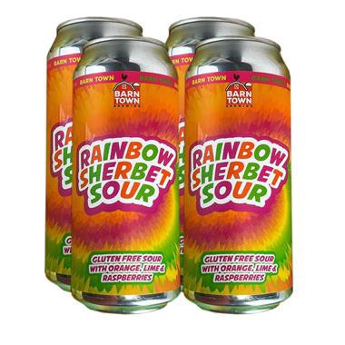 slide 1 of 1, Barntown Brewing Rainbow Sherbet, Gluten Free Sour, 4Pk, 16 oz