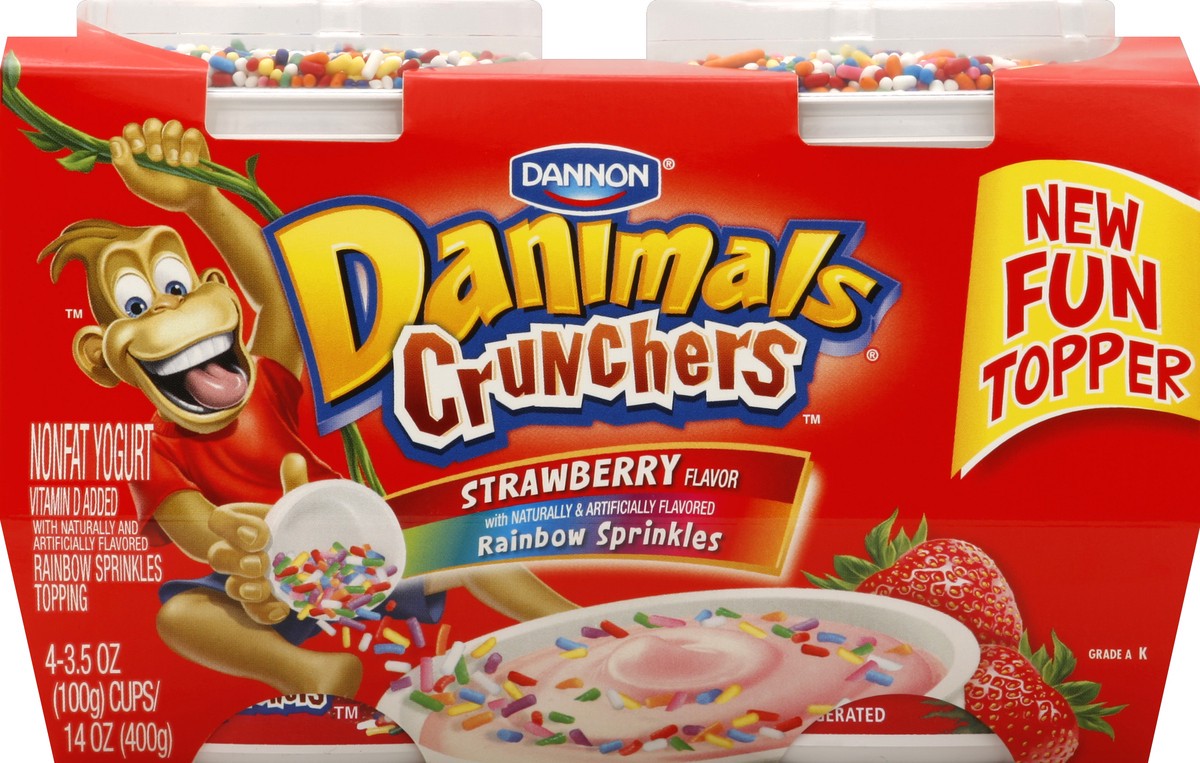 slide 1 of 1, Danimals Yogurt 4 ea, 4 ct