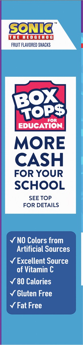 slide 6 of 8, Betty Crocker Sonic The Hedgehog Fruit Flavored Snacks, Treat Pouches, Gluten Free Snack, Value Pack, 22 Ct, 17.6 oz, 22 ct