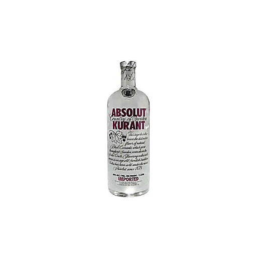 slide 1 of 1, Absolut Kurant Vodka 1 Liter, 1 liter