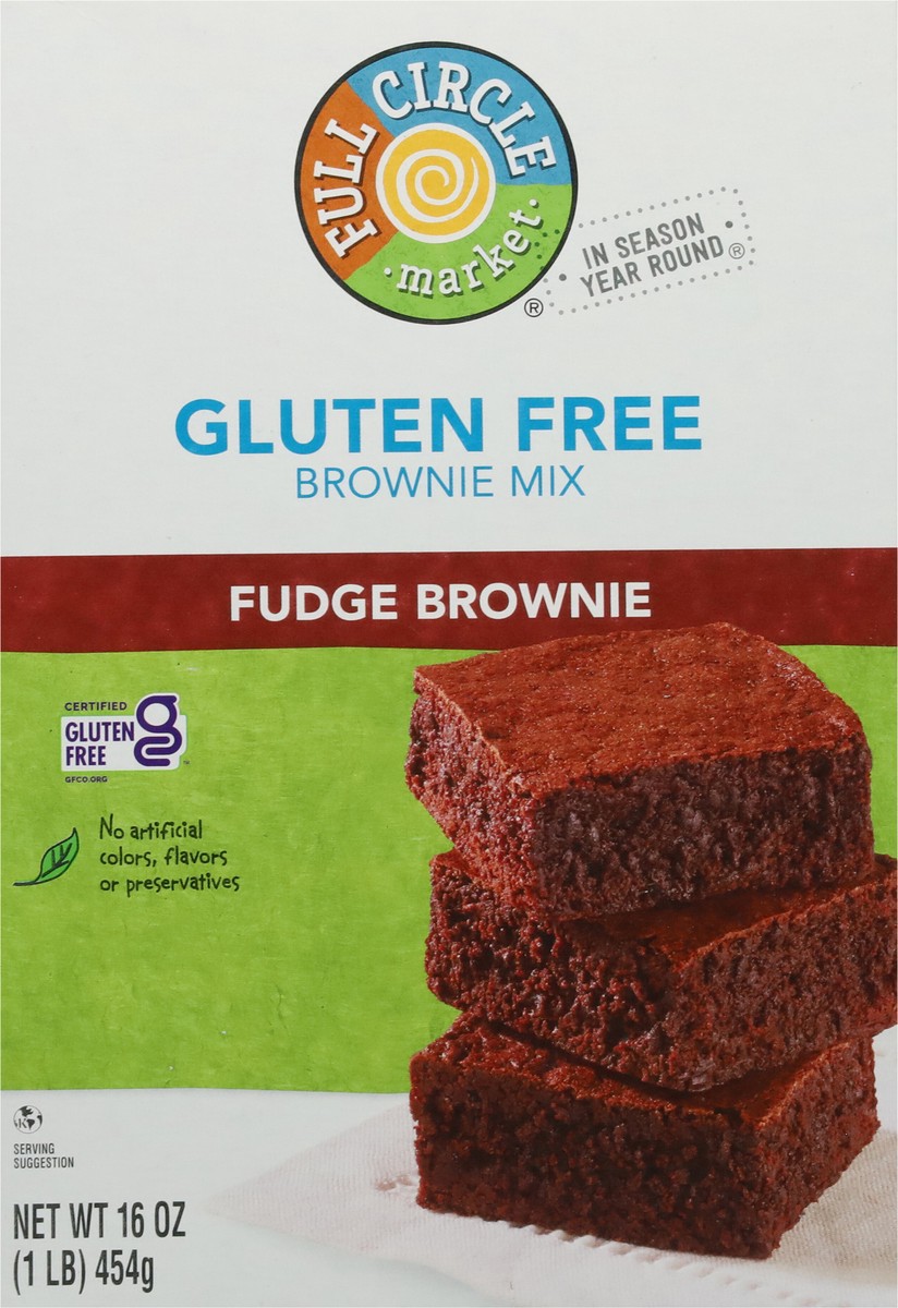 slide 6 of 9, Full Circle Market Gluten Free Fudge Brownie Mix 16 oz, 16 oz