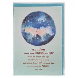 American Greetings Night Sky Birthday Card - Each