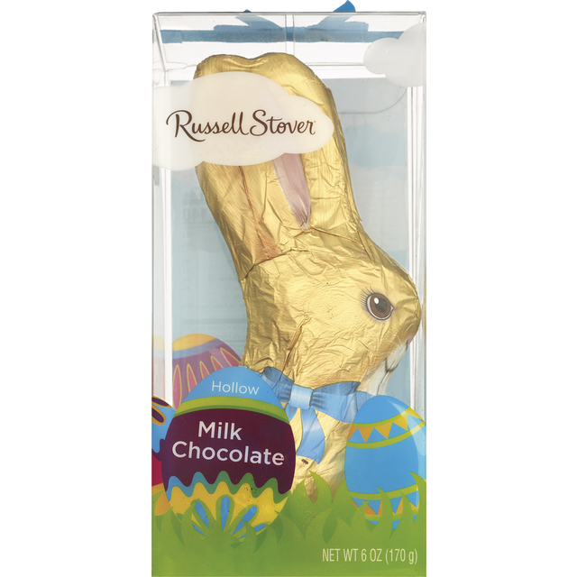 slide 1 of 1, Russell Stover Hollow Milk Chocolate Bunny, 6 oz