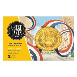 Great Lakes Brewing Co. Great Lakes Dortmunder Gold 6 pack, 12 oz can, 5.8% ABV