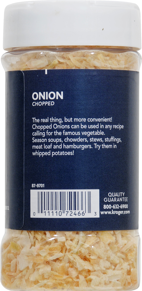 slide 2 of 3, Kroger Chopped Onions, 4.87 oz