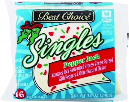 slide 1 of 1, Best Choice Pepper Jack Singles, 16 ct; 12 oz