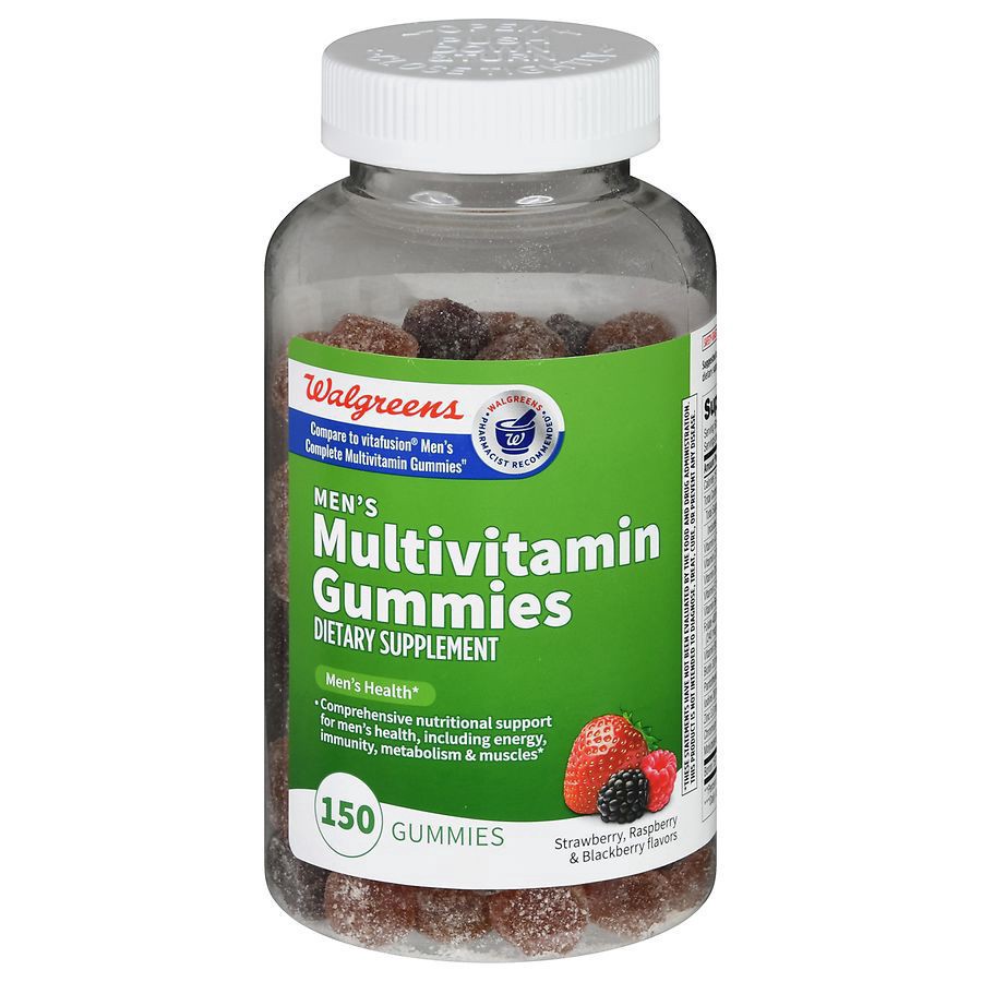 slide 1 of 5, Walgreens Men's Mutivitamin Gummies, 150 ct