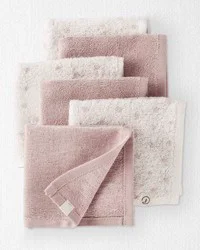 Littleplanet Baby Girl 6-Pack Organic Cotton Washcloths Rosebud One Size