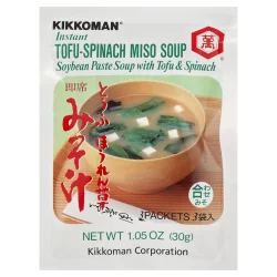 Kikkoman Instant Tofu-Spinach Miso Soup