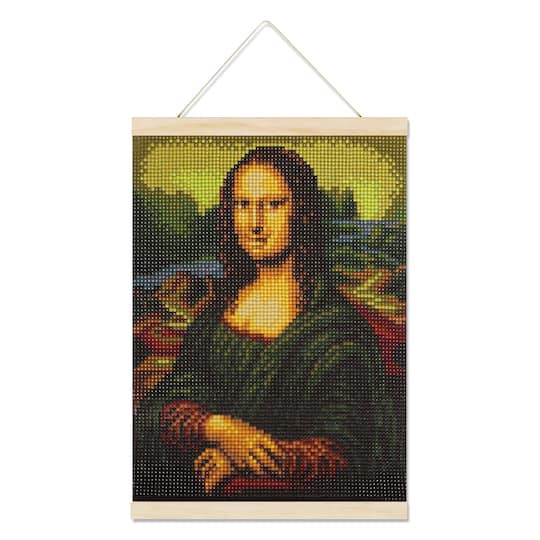 slide 1 of 6, Mona Lisa With Frame Diamond Art Kit By Make Market, 8.5 in x 11 in