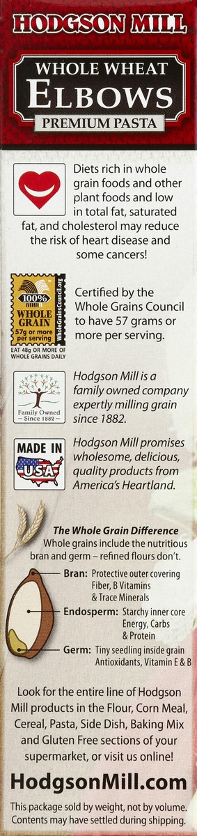 slide 4 of 4, Hodgson Mill Whole Wheat Elbows, 16 oz