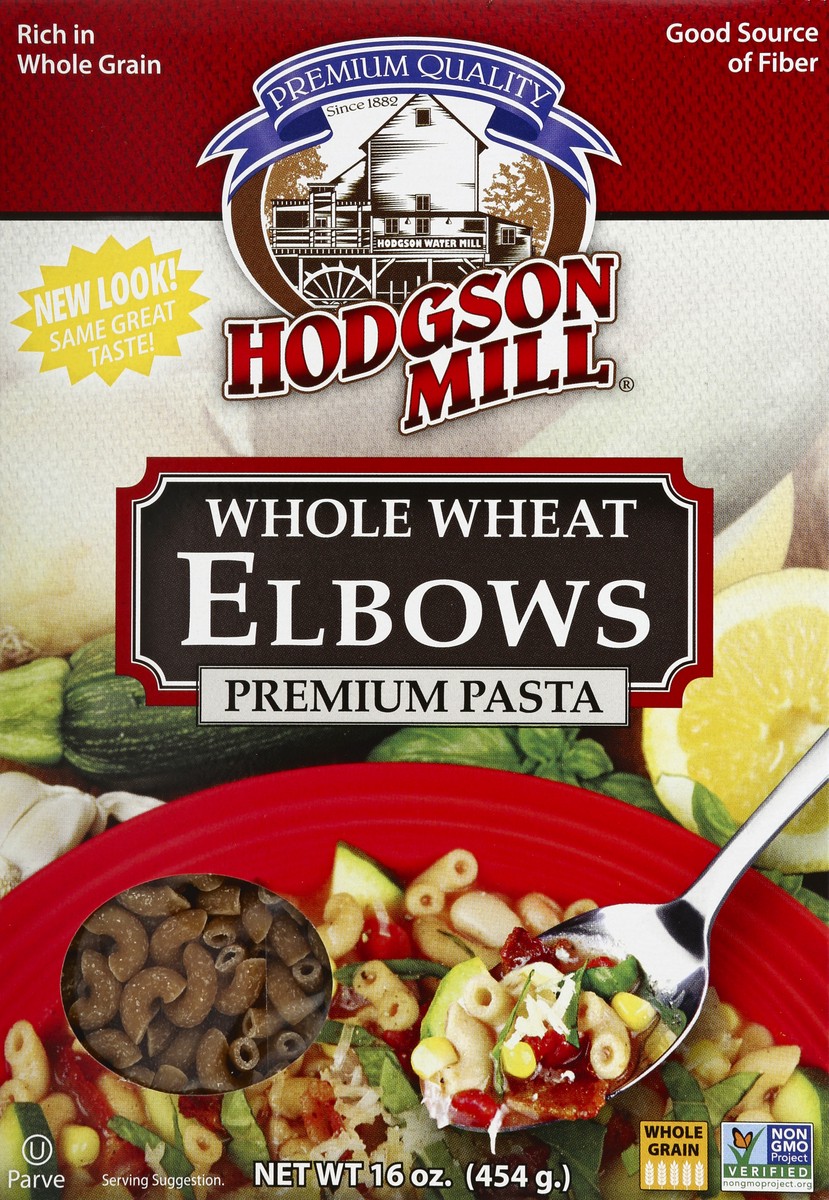 slide 2 of 4, Hodgson Mill Whole Wheat Elbows, 16 oz