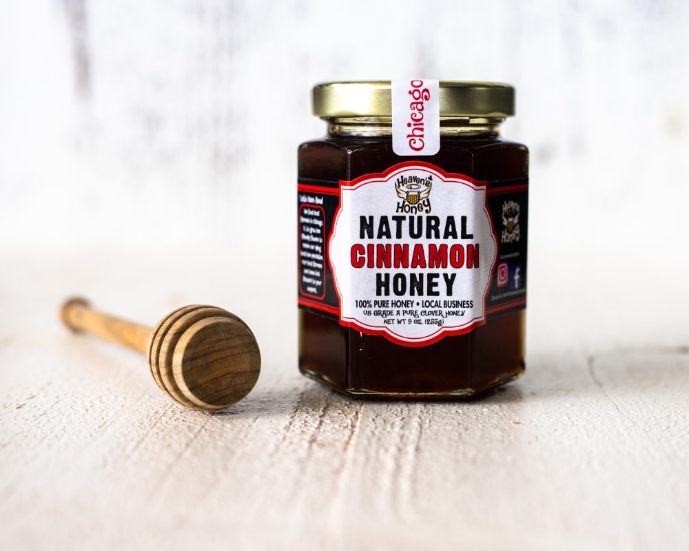 slide 1 of 1, Heaven's Honey Natural Cinnamon Honey, 9 oz