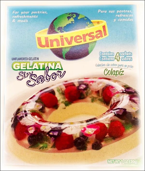 slide 1 of 1, Universal Unvrsl Gelatina Sin Sabor, 1.06 oz