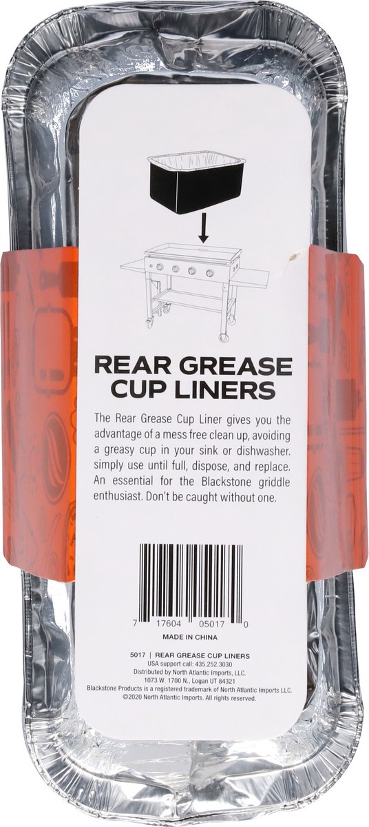 slide 7 of 9, Blackstone Griddle Grease Cup Liners, 10 ct
