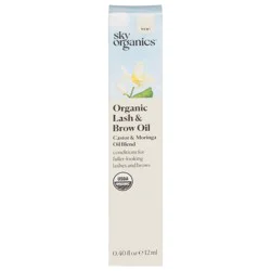 Sky Organics Organic Lash & Brow Oil - 0.40 fl oz