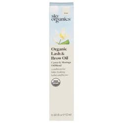 Sky Organics Organic Lash & Brow Oil - 0.40 fl oz