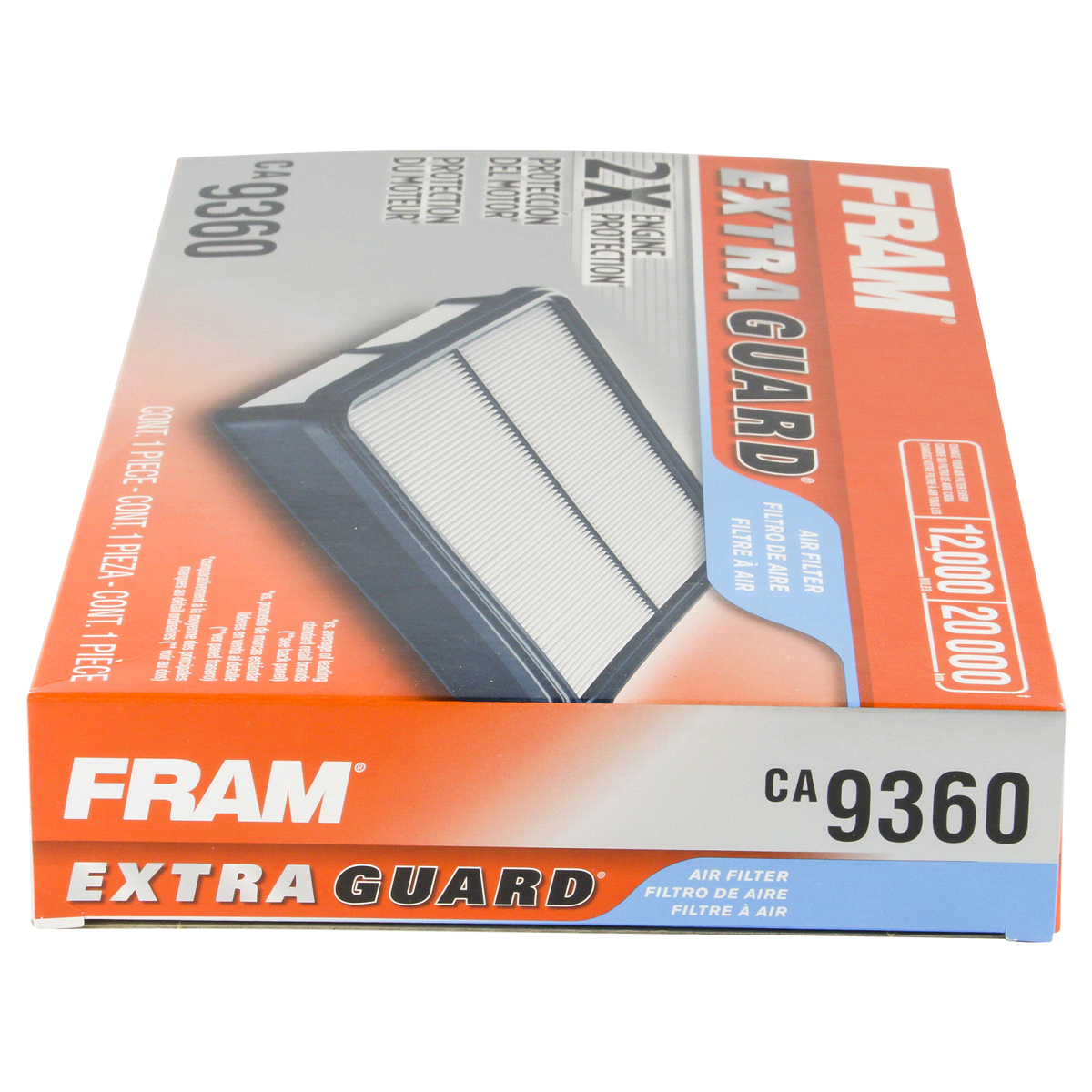 slide 3 of 6, Fram Extra Guard Air Filter CA9360, 1 ct