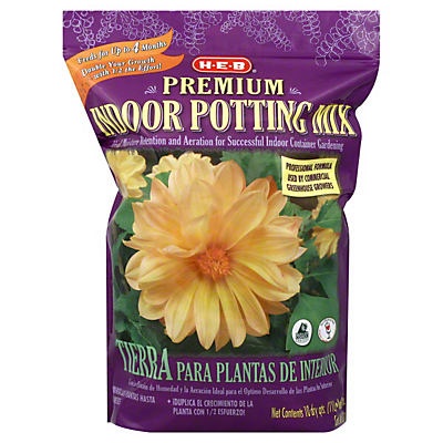 slide 1 of 1, H-E-B Premium Indoor Potting Mix, 5 lb