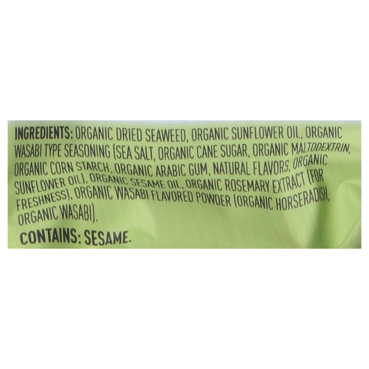slide 12 of 15, Annie Chun's Organic Wasabi Flavored Seaweed Snacks 0.35 oz, 0.35 oz