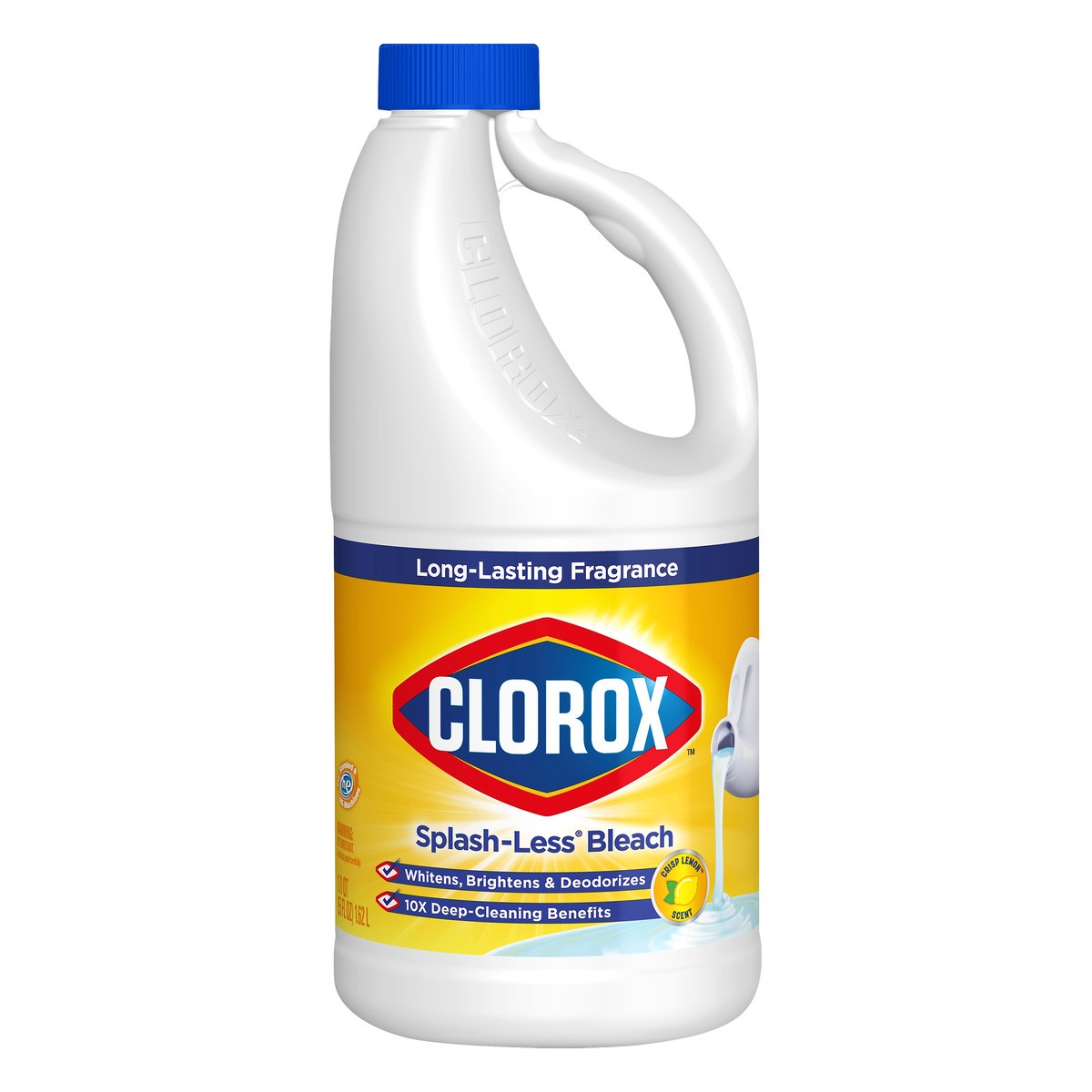 slide 4 of 5, Clorox Splash-Less Crisp Lemon Bleach 1.71 qt, 1.71 qt