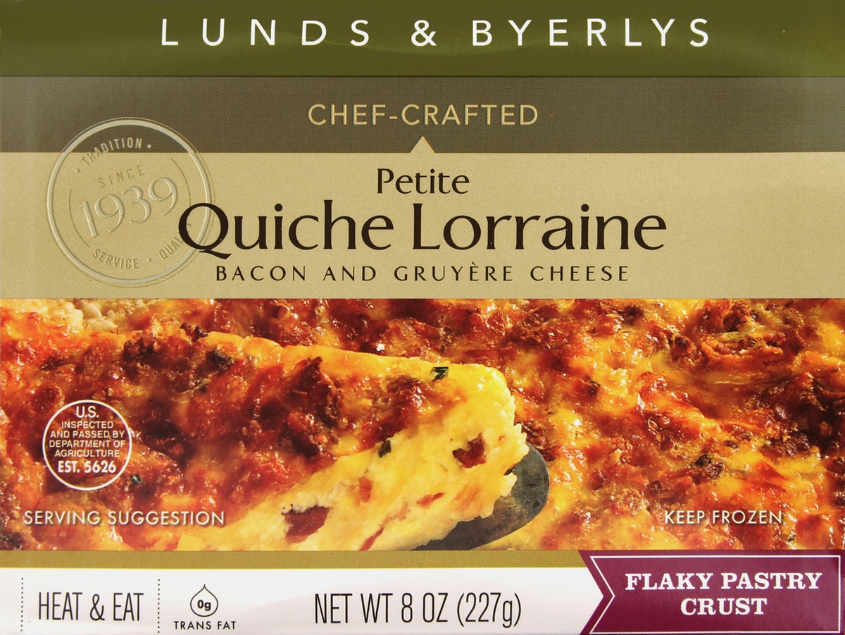 slide 1 of 4, Lunds & Byerlys Quiche 8 oz, 8 oz