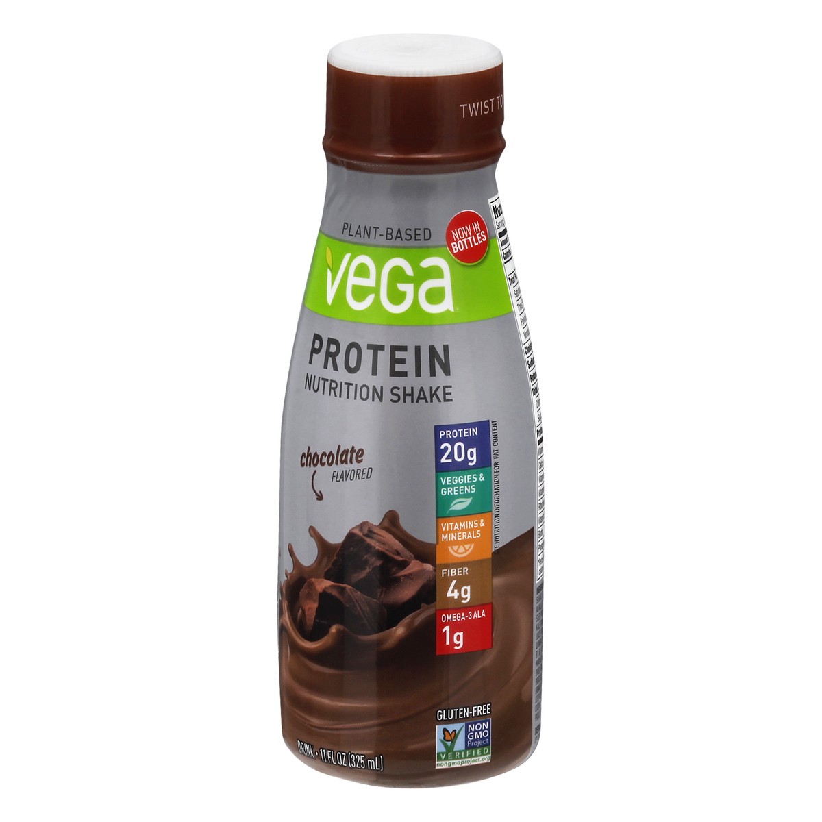 slide 4 of 13, Vega One Chocolate Flavored Protein Nutrition Shake 11 oz, 11 oz