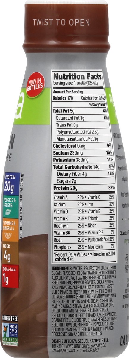 slide 9 of 13, Vega One Chocolate Flavored Protein Nutrition Shake 11 oz, 11 oz