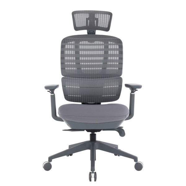 slide 9 of 10, WorkPro® Momentum Ergonomic Mesh/Mesh Active High-Back Office Chair, Gray/Gray, BIFMA Compliant, 1 ct