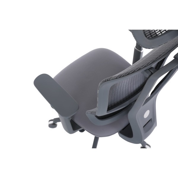 slide 6 of 10, WorkPro® Momentum Ergonomic Mesh/Mesh Active High-Back Office Chair, Gray/Gray, BIFMA Compliant, 1 ct