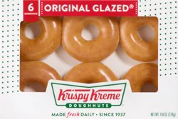 Krispy Kreme 6-Count Original Glazed Doughnuts