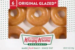 Krispy Kreme 6-Count Original Glazed Doughnuts