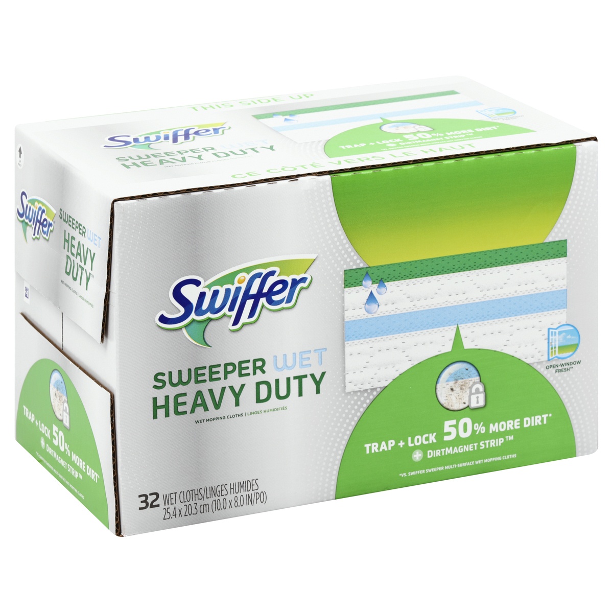 slide 1 of 1, Swiffer Wet Mopping Cloths 32 ea, 32 ct