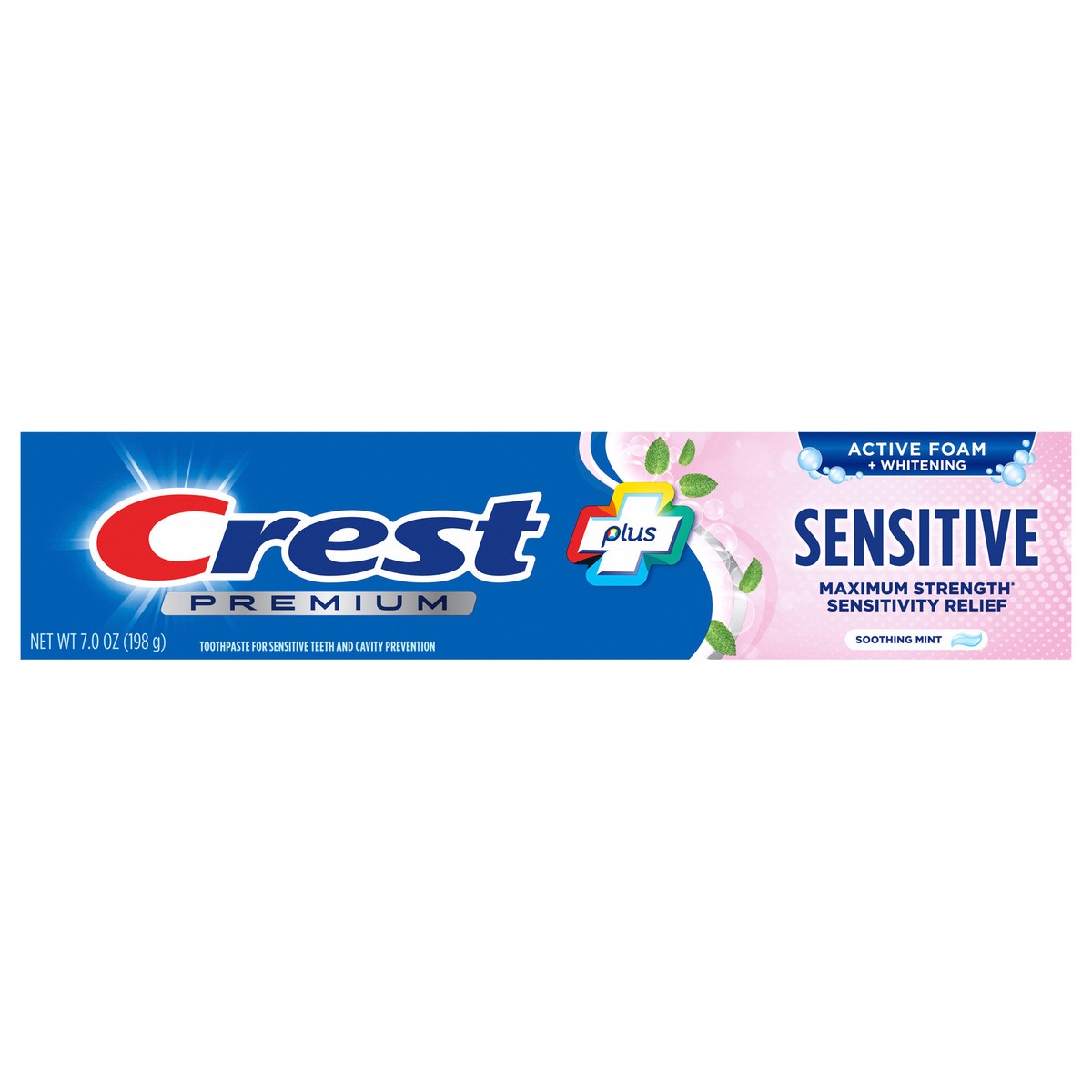 slide 1 of 2, Crest Premium Plus Sensitive Toothpaste, Soothing Mint 7.0 oz, 7 oz