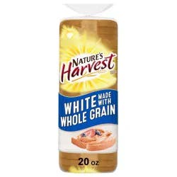 Nature's Harvest White made with Whole Grain, 20 oz